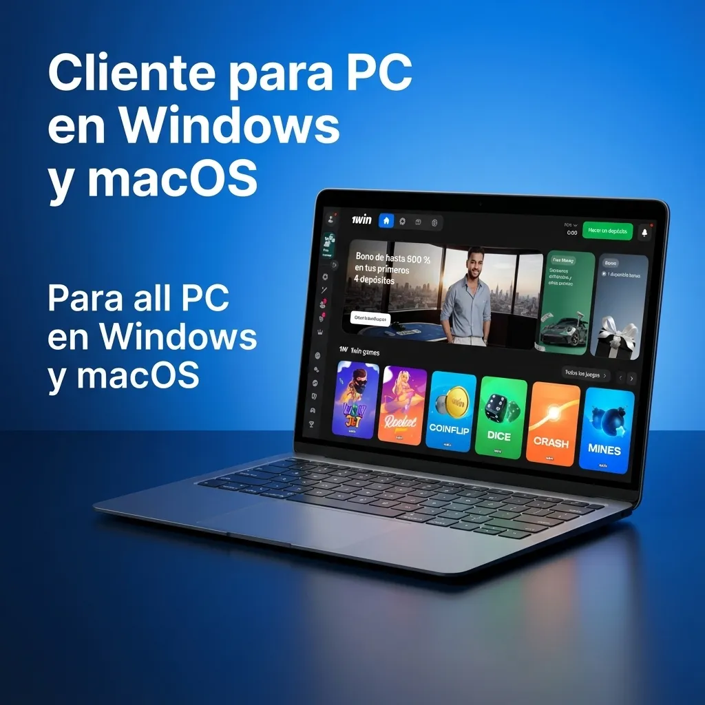 Texto informativo que indica que no existe cliente de escritorio para Windows o macOS, solo acceso vía navegador