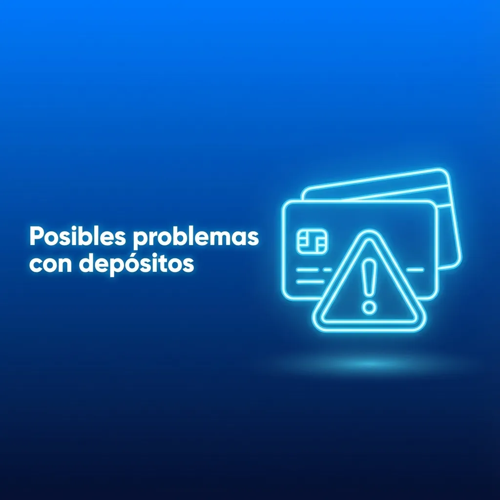 Ilustración de persona revisando problemas con depósitos bancarios en una app: errores, límites, rechazos y verificación.