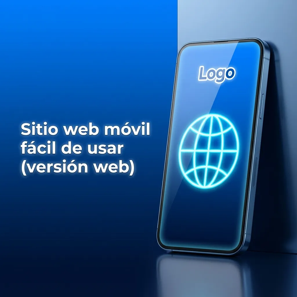 Teléfono mostrando el sitio móvil de 1win casino en navegador, con interfaz clara y opciones de juego y depósito en soles