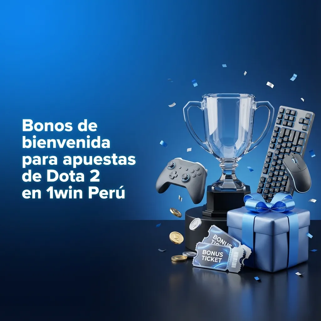 Banner de 1win Perú con promoción de bono de bienvenida 500% hasta 7200 PEN para apuestas de Dota 2