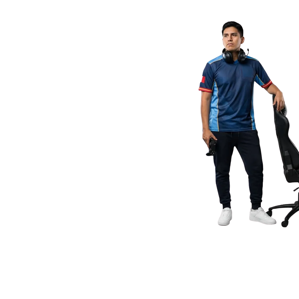 Ilustración de apuestas en Dota 2 en 1win, con héroes y gráficos de estadísticas y dinero sobre fondo oscuro