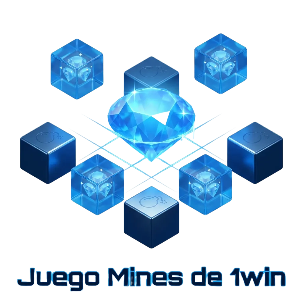 Interfaz del juego Mines de 1win en Perú, con casillas, minas ocultas, multiplicador y opción de apuesta en soles.