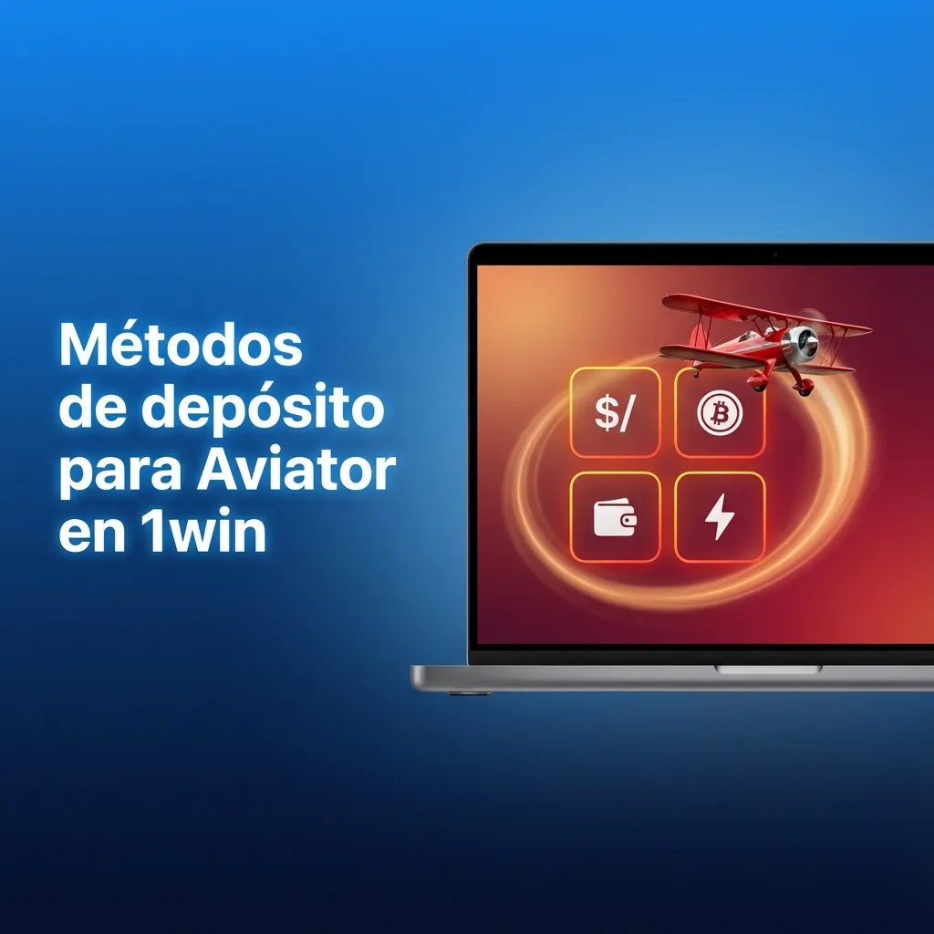 Pantalla de 1win mostrando métodos de depósito Aviator en Perú: billeteras QR, criptos, bancos y tarjetas.