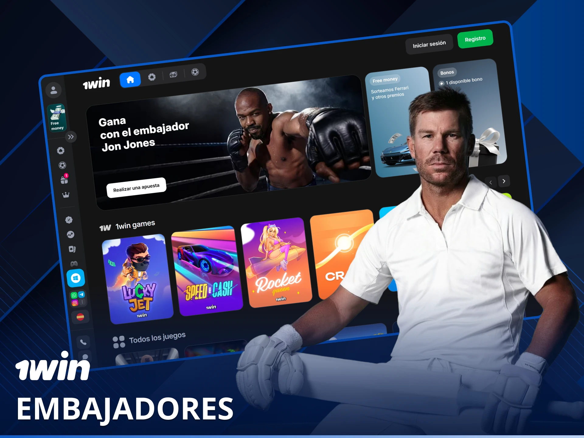 Conoce a los embajadores y socios de 1win que respaldan nuestra marca global.