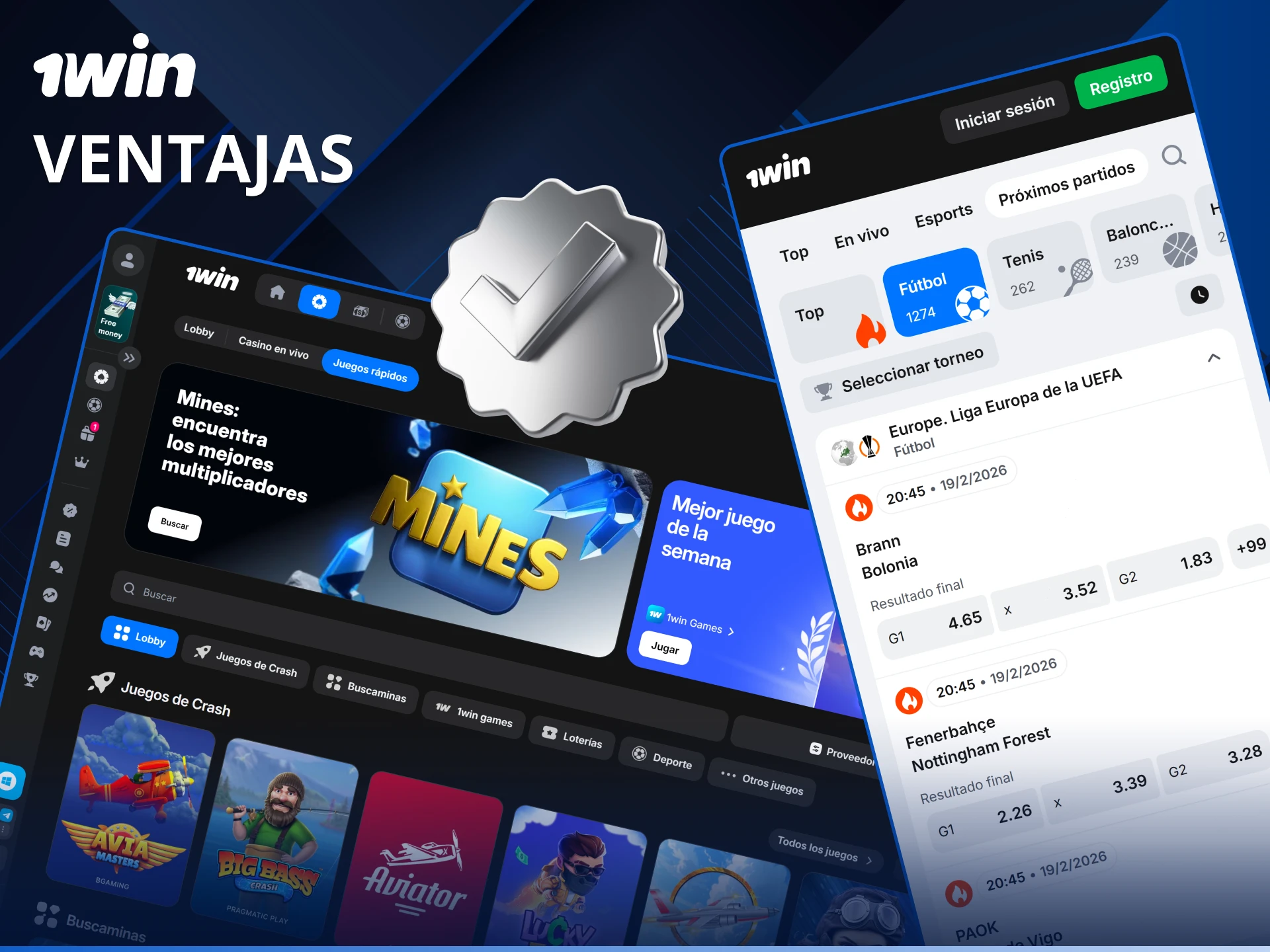 Descubre tus ventajas frente a otras casas en 1win Perú al realizar tus apuestas.