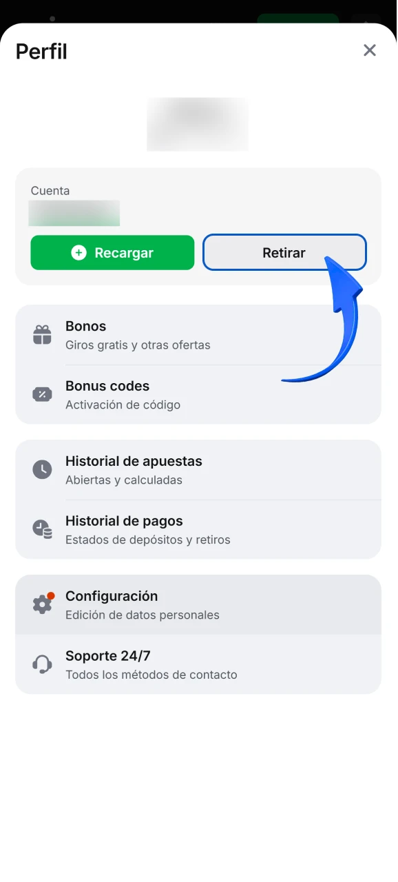 Confirma tu correo electrónico para verificar la seguridad de tu perfil en 1win.