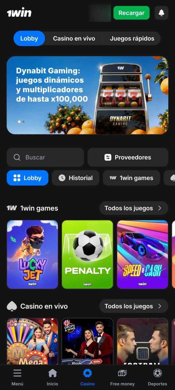 Selecciona un juego y configura la apuesta según tu estrategia en 1win.