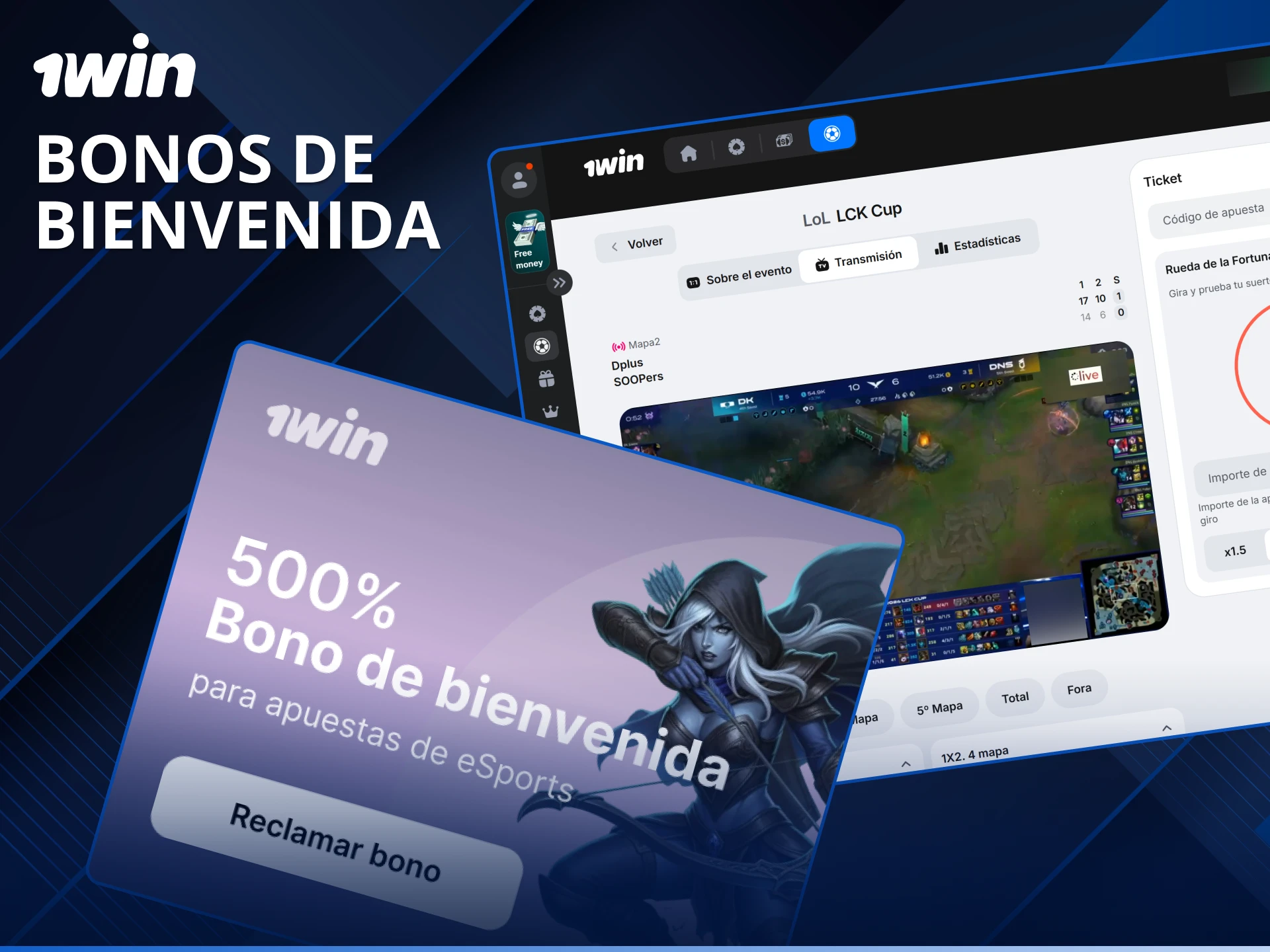 Activa los bonos de bienvenida para apuestas de E-Sports en 1win Perú hoy mismo.
