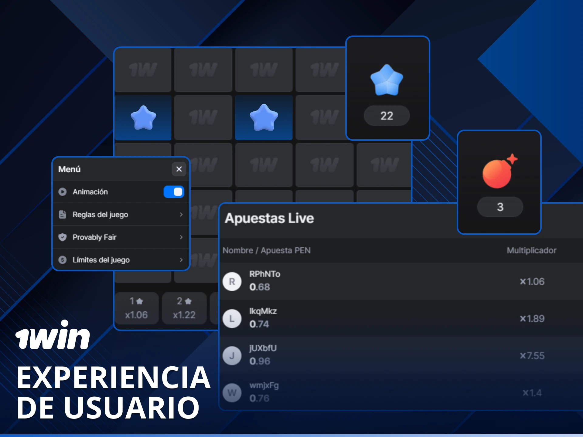 Lee sobre la excelente experiencia de usuario con 1win en el juego Mines y su diseño intuitivo.