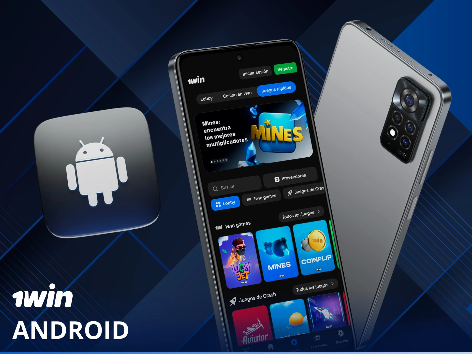 Instala la versión de 1win para Android para apostar de forma rápida y segura.