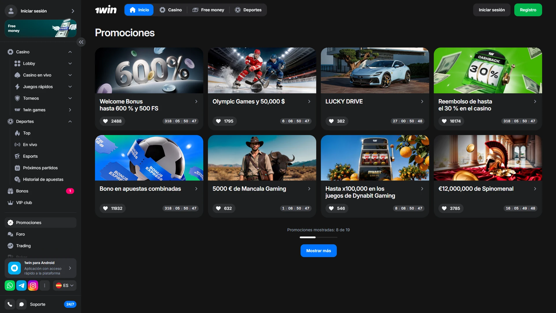 Consulte las últimas promociones de 1win para maximizar sus bonos y beneficios.