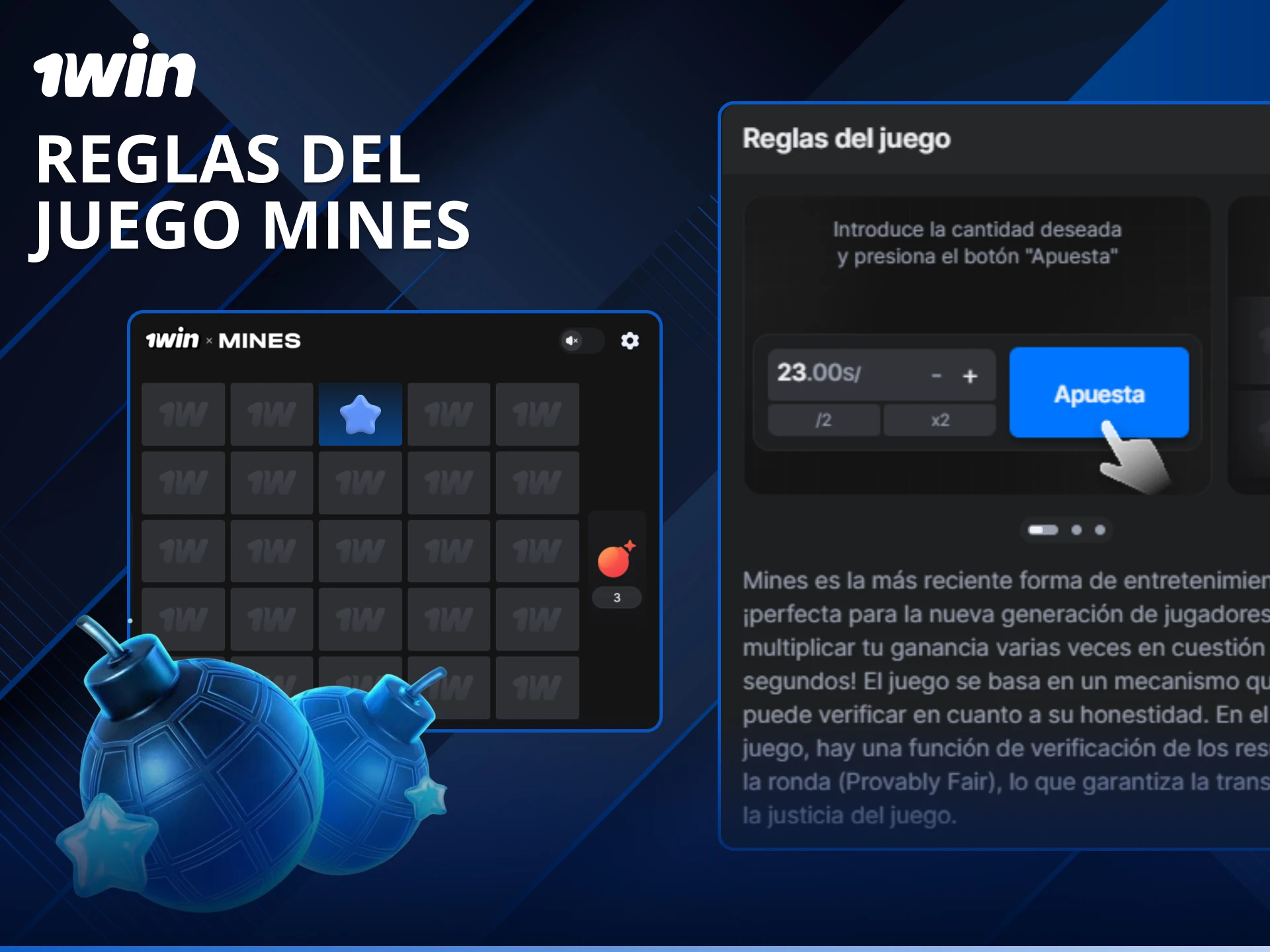 Aprende las reglas del juego Mines de 1win para mejorar tus probabilidades de éxito.