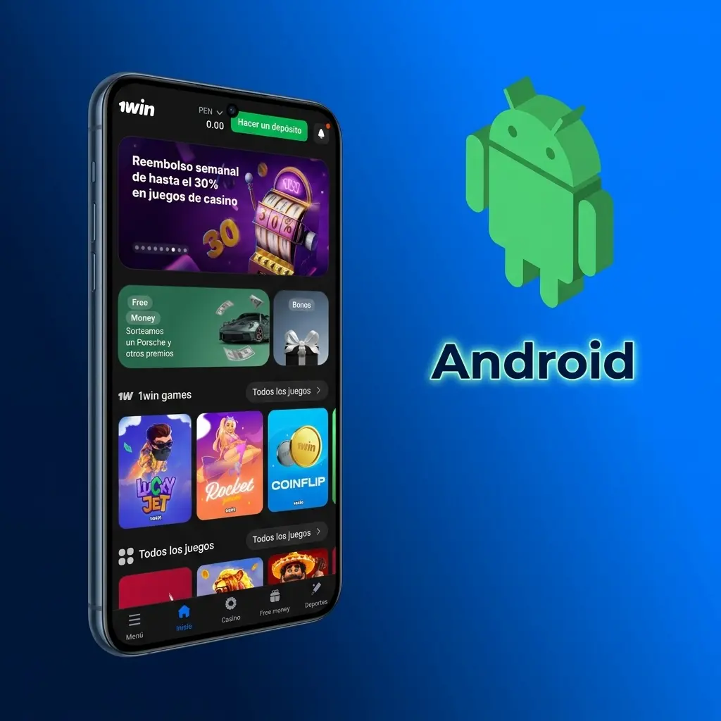 Instalación de app Android: descarga APK, permite fuentes desconocidas, instala y accede a tu cuenta para apostar.