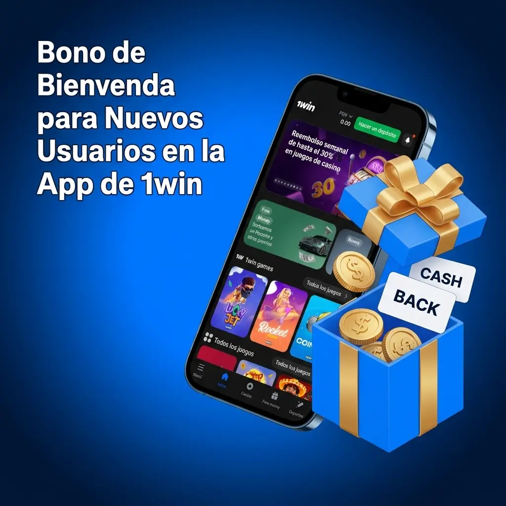Bono de bienvenida 1win app: 500% en deportes hasta 7200 PEN o 200% casino con 70 giros gratis